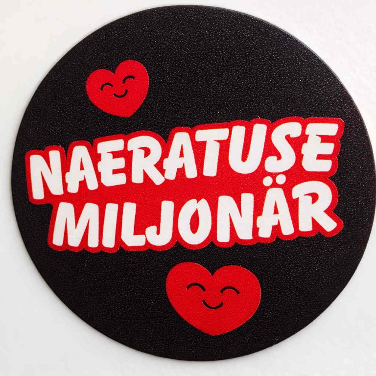 Naeratuse Miljonär Magnet 6cm